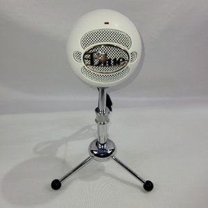 Blue Snowball Ice White USB Desk Stand Microphone for PC Computer Mac Logitech